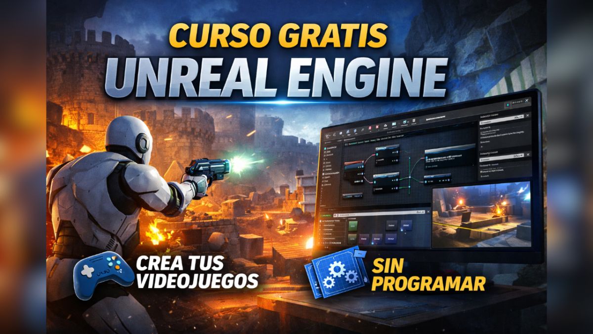 🎮 Este curso GRATIS de Unreal Engine está creando nuevos desarrolladores de videojuegos desde cero