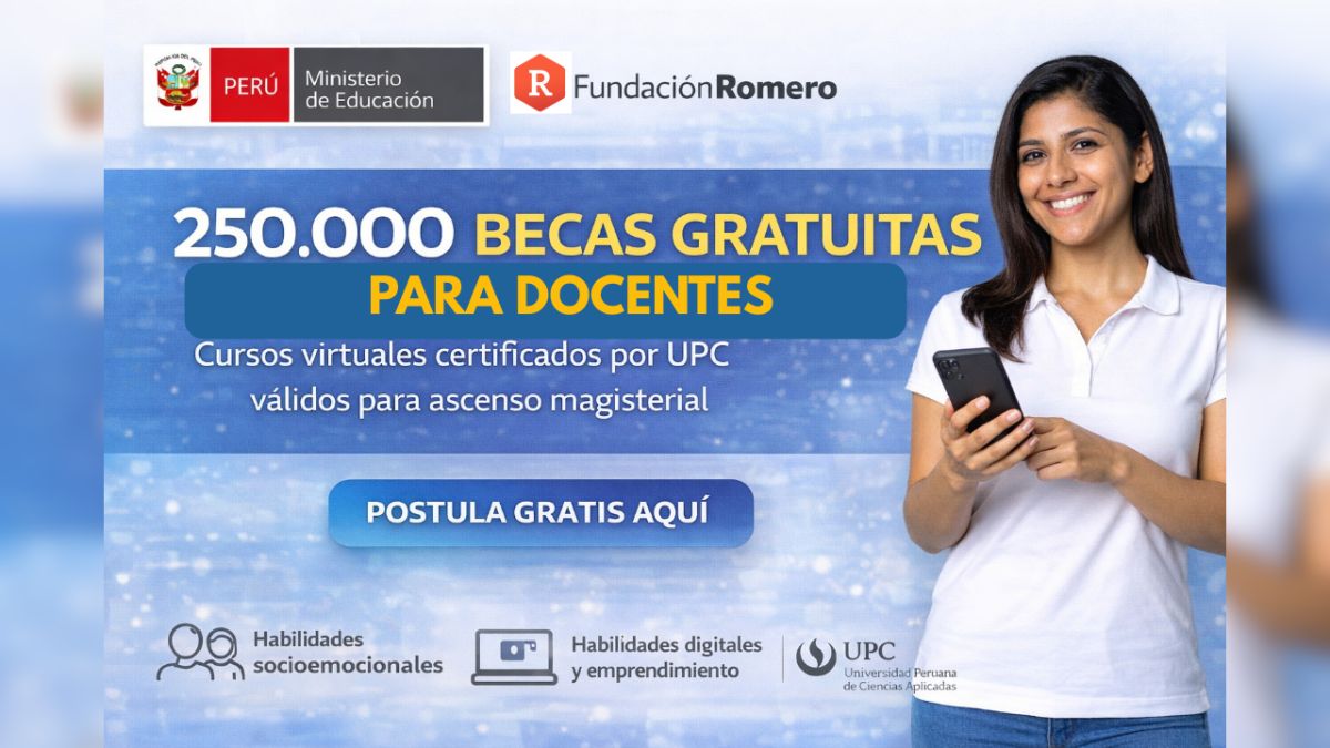 Becas Gratuitas para Docentes: Cursos Virtuales Certificados para Ascenso Magisterial